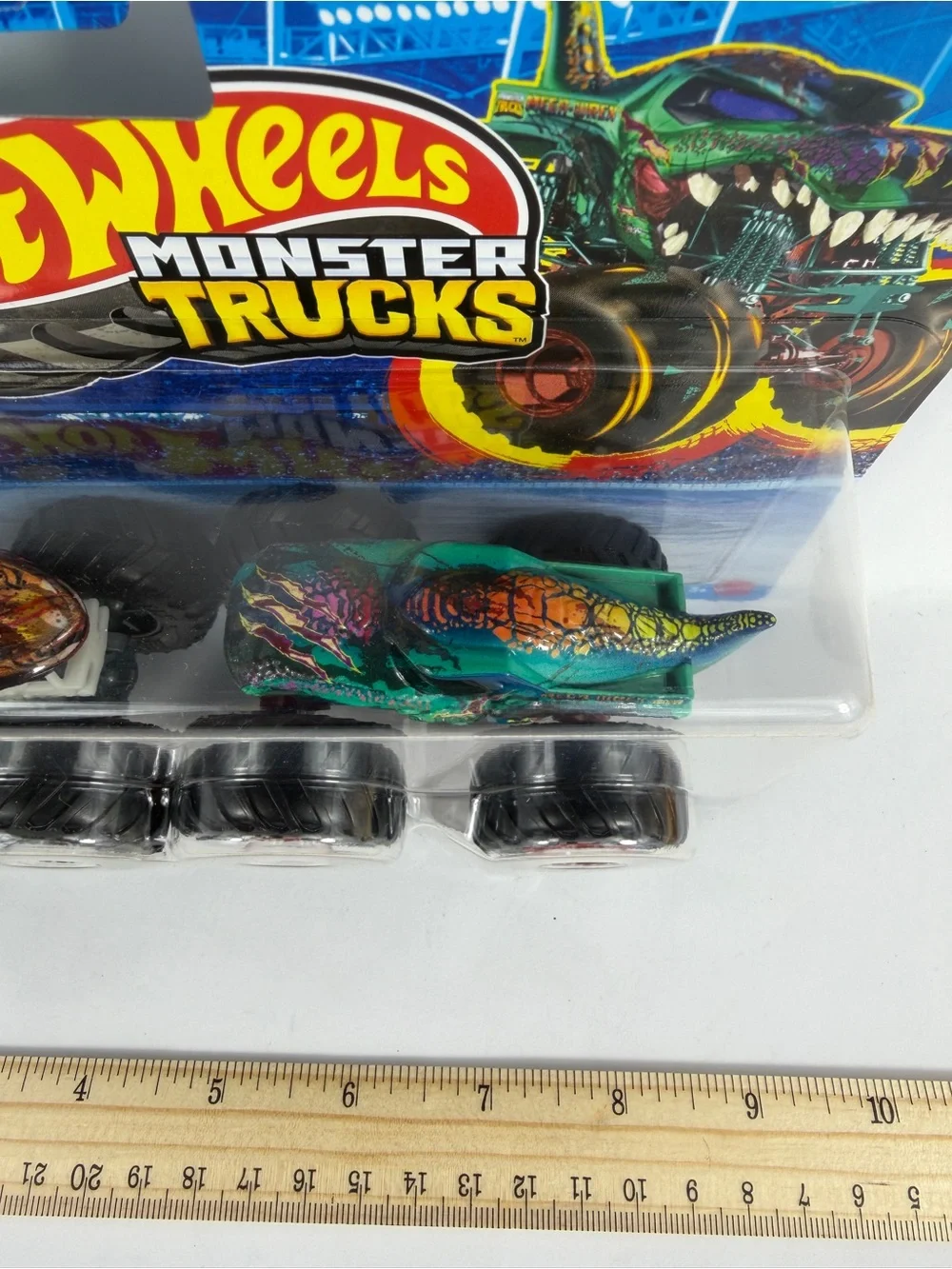 Hot Wheels Demolition Doubles HW Tiger Shark & Mega-Wrex. Monster trucks.